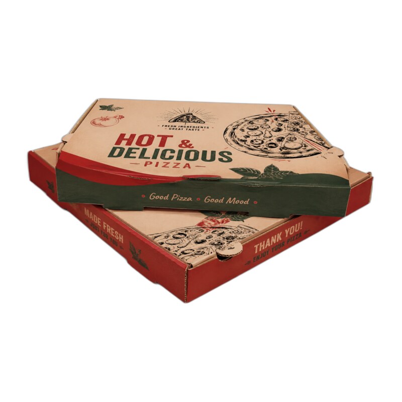 Customised printed pizza box